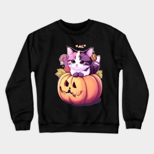 kawaii cat Crewneck Sweatshirt